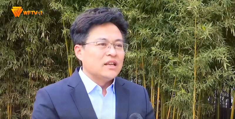 華全集團(tuán)董事長(zhǎng)趙立增接受采訪