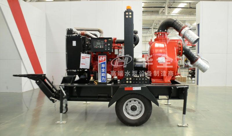 全力以赴打硬仗，防汛抗旱保秋收！華全防汛抗旱移動泵站緊急發貨